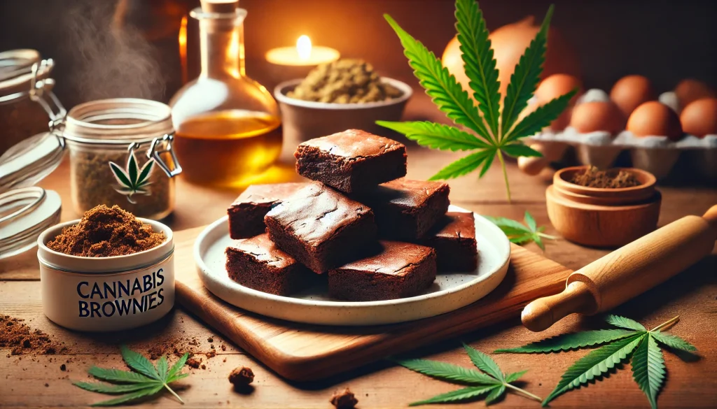 cannabis brownies with boxed mix
